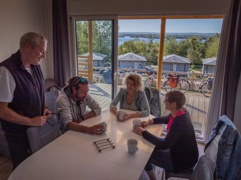 Camping Accueil Vélo sur la base de Loisirs de Léry-Poses