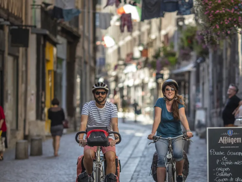 Visite du centre-ville de Rouen à vélo