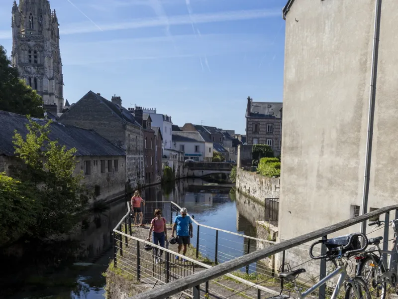 Pause à Harfleur