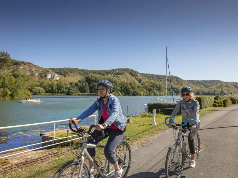 L'itinéraire de La Seine à Vélo à Poses