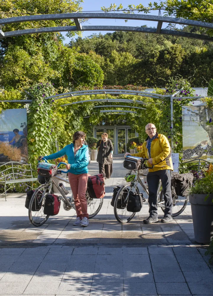 Visite à vélo du Musée des impressionnismes à Giverny