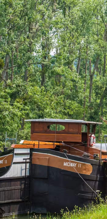 Bateau musée de la batellerie à Poses