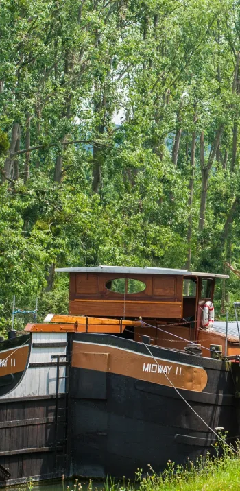 Bateau musée de la batellerie à Poses