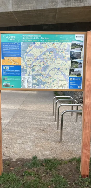 Un équipement pour cyclistes, promeneurs et habitants