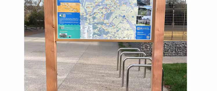Un équipement pour cyclistes, promeneurs et habitants